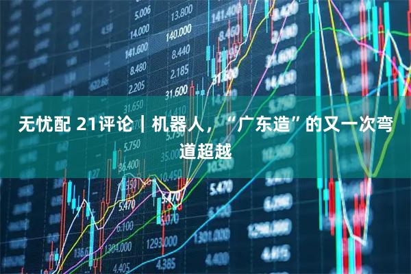 无忧配 21评论｜机器人，“广东造”的又一次弯道超越